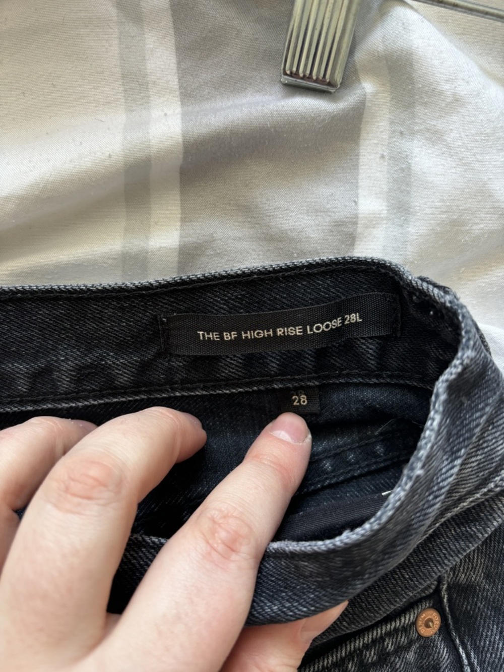 Denim forum black jeans